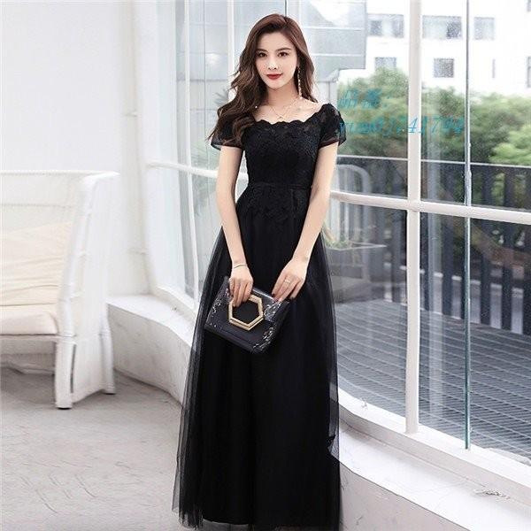 柔らかい ロングドレス ドレス ロング丈 フォーマル 袖あり 演奏会 ワンピース 結婚式 パーティードレス レディース ブラック 黒 Yum0j Nunoyoshi 布良洋装店 通販 Yahoo ショッピング 上質で快適 Offshoreengineerguide Com