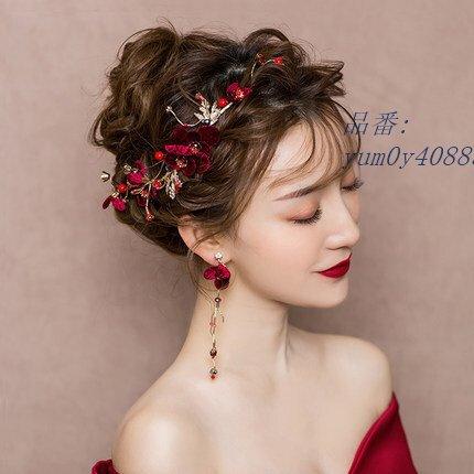 ウェディング ヘッドドレス アクセサリー ヘッドピース ゆれる 耳飾り カラーストーン イヤリング ゆらゆら ゴールド 花 スイング 2点セット レッド フラワー 赤 ヘッドドレス ご注意 欠品の場合メールにてご連絡しますので ご了承ください Mail Greetwell Co Uk