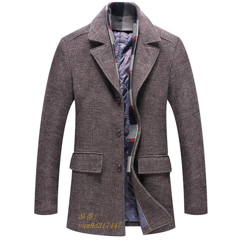 テーラードジャケット ウール ロング チェスターコート 冬 防風 冬物