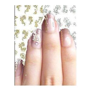 待望のラメ無し ロココ調ネイルシール ハート マットゴールド メール便ok Yj001g ゆみnail 通販 Yahoo ショッピング