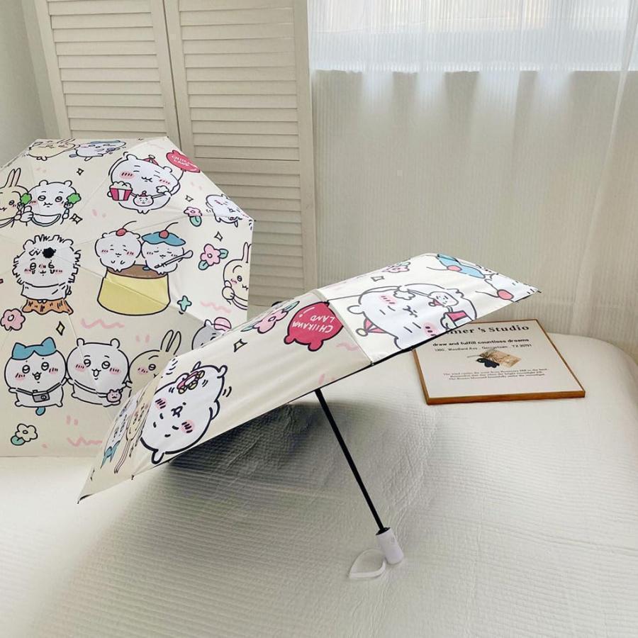 ちいかわ 折りたたみ傘 ハチワレ モモンガ ウサギ 8本骨 自動開閉 折り畳み傘 かわいい UVカット 撥水 晴雨兼用 収納ポーチ付き 子供 大人 |  | 15