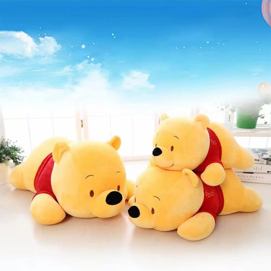 【未使用】くまのプーさん 寝そべり　抱きぬいぐるみ　 新品タグ付き パステルカラーで癒やされる！セガ｢くまのプーさん LoveLove