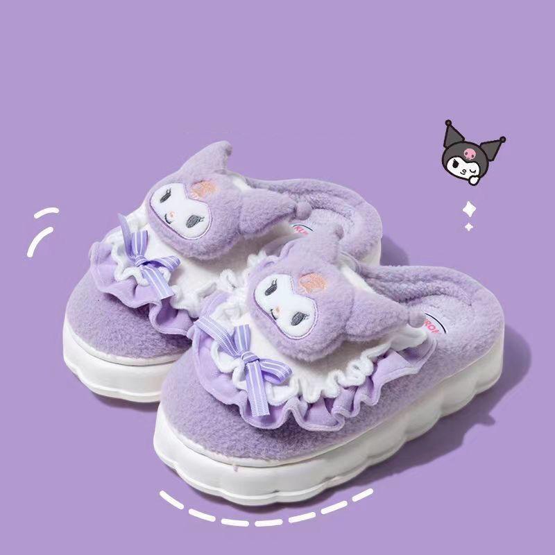 クロミちゃん シナモロール マイメロ コットンスリッパ クロミちゃん シナモロール マイメロ コットンスリッパ