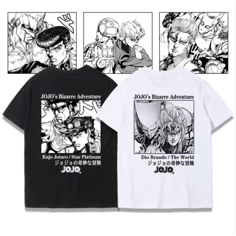 ジョジョの奇妙な冒険 承太郎 徐倫Tシャツ Lサイズ ジョジョ展 ジョジョの奇妙な冒険 ストーンオーシャン Tシャツ 荒木飛呂彦