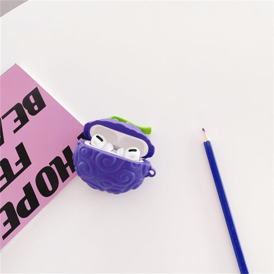 悪魔の実 AirPodsケース ゴムゴムの実 イヤホンケース 対応