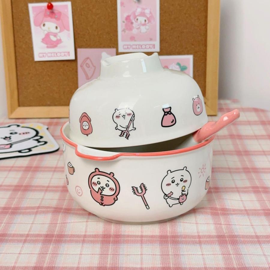 ちいかわ 食器セットラーメン碗 スープボウルセット 陶磁器