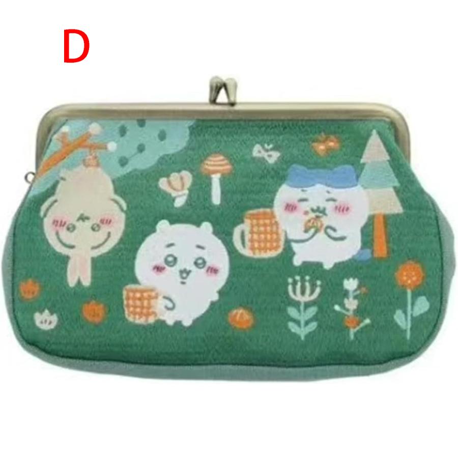 【うさっくま】がま口ペンケース（ハチワレ猫 )刺し子赤花／ペタンコがま口赤 うさっくま様専用】がま口ペンケース（ハチワレ猫 )刺し子赤花