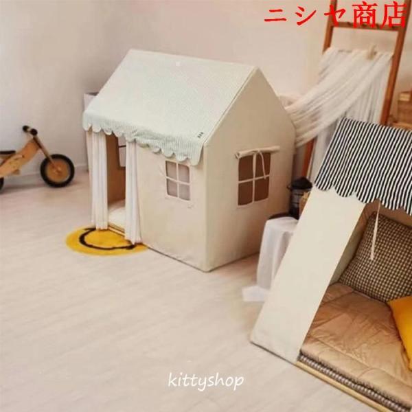 キッズテント 子供用 子供部屋 シンプル おもちゃ プリンセステント ままごと テント 誕生日プレゼント クリスマス プレイハウス 室内_6