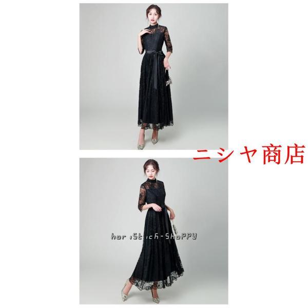 パーティードレス 結婚式 服装 ドレス ワンピース 20代 10代 30代 フォーマルドレス 50代 女性 お呼ばれ 母? ?族 ワンピース 披露宴 用_9