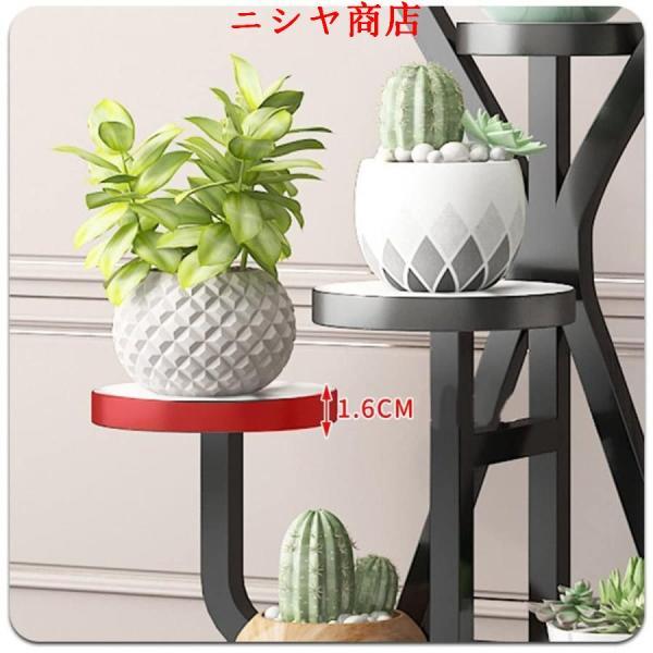 フラワースタンド 6段 室内 屋外 アイアン ハート型 金属 園芸ラック プランター ガーデン 大型 植物スタンド 花棚 盆栽 農業 資材 メンテナンス ツール 施工_9