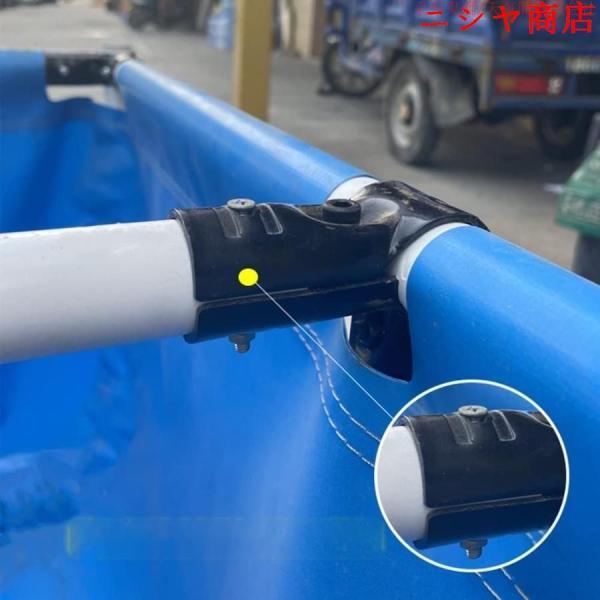 長方形 プール 大型水槽 立体 養魚池 水槽 ホワイト スタンド付 スプライス 水 貯めやすい 安全性 魚 池 海産物 養殖 簡易 室内_7