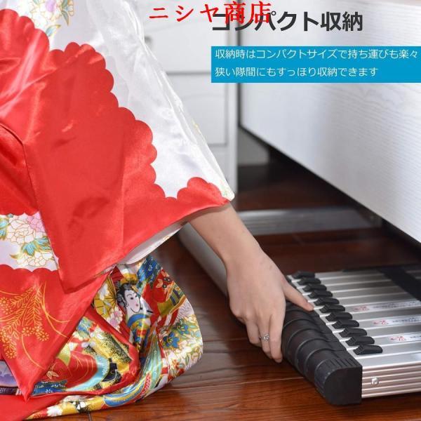 伸縮はしご 6.2M 折りたたみ アルミ はしご 軽量 多機能 梯子 軍手付 屋内 屋外 兼用 リフォーム 掃除 塗装 メンテナンス 住宅設備 パーツ_4