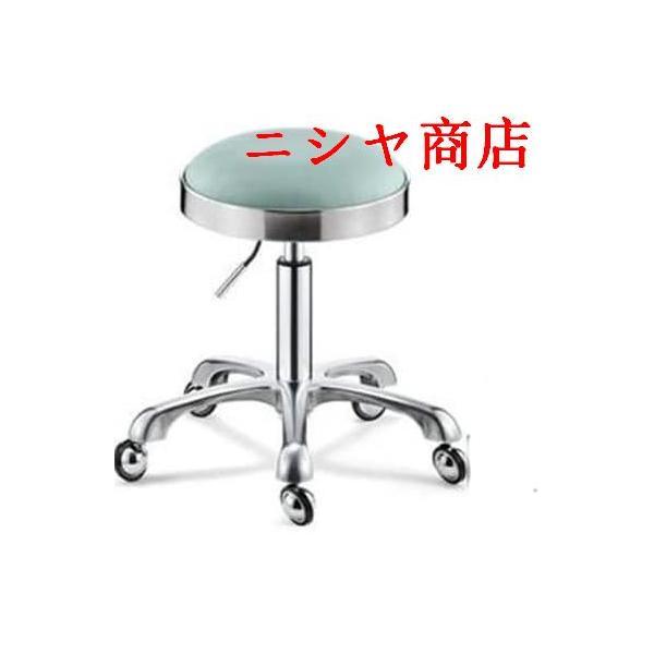 【オカムラ】椅子 スツール 回転 昇降 医療 作業椅子 診察 美容室 事務椅子 スツール キャスター付き ステンレス 回転椅子 昇降式 診察椅子 カット