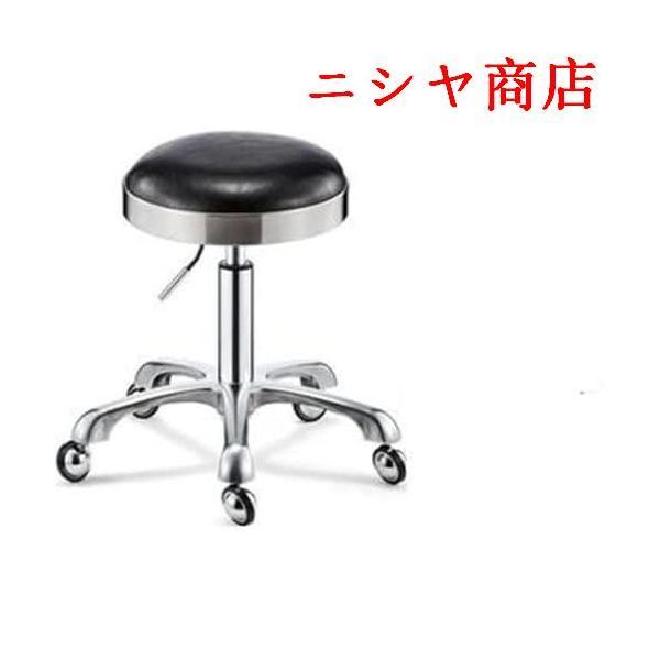 【オカムラ】椅子 スツール 回転 昇降 医療 作業椅子 診察 美容室 事務椅子 スツール キャスター付き ステンレス 回転椅子 昇降式 診察椅子 カット