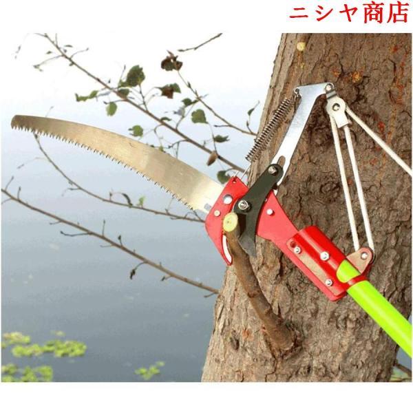 高枝のこぎり 8m 高枝切り のこぎり バサミ 高所剪定 たかえだきり
