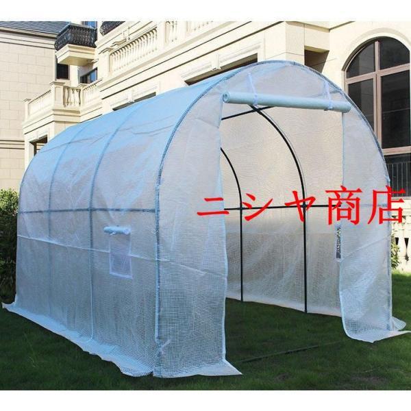 霜よけ 防鳥対策 PE素材 ビニールハウス 菜園ハウス 温室 グリーン