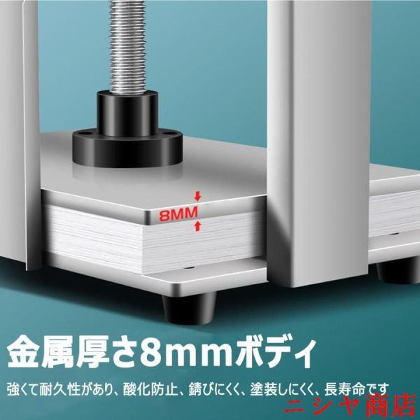 製本機 業務用 A4 A3 手動 製本プレス 平坦化機 卓上 紙圧縮プレス ハンドプレス 高圧 圧着 本平打ち 学校 事務用品 伝票 平坦 整理の画像