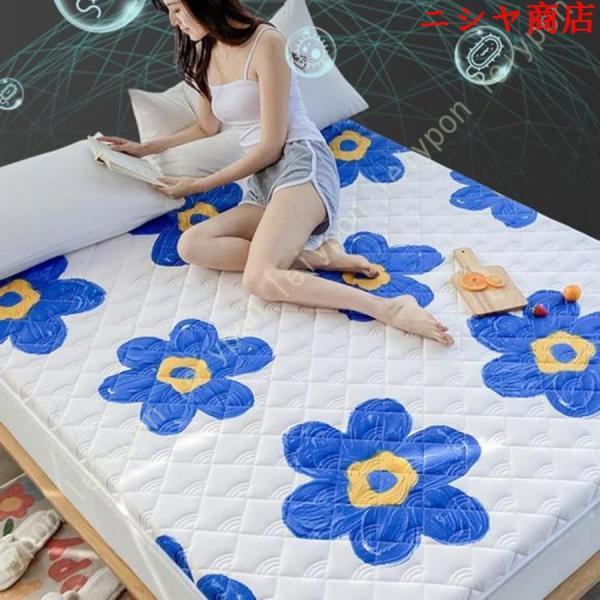 敷きパッド ベッドパッド シングル モダー 汗取りパッド 180×200cm 洗える 丸洗いベッドパッド 敷きパット 敷パッド ベッドパット パッドシーツ シーツ_25