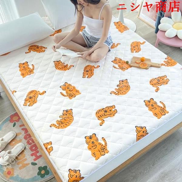 敷きパッド ベッドパッド シングル モダー 汗取りパッド 180×200cm 洗える 丸洗いベッドパッド 敷きパット 敷パッド ベッドパット パッドシーツ シーツ_12