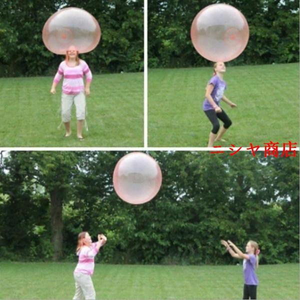 バブルボール 特大 70-120cm 3色セット 巨大水風船 スーパーボール 水