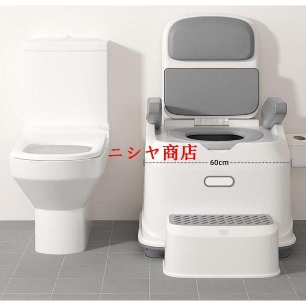 ベッドサイド便器、便器椅子、高齢者用トイレ、妊婦用移動式家庭用トイレ椅子、高齢者用ポータブルトイレスツール、消臭屋内トイレ_9