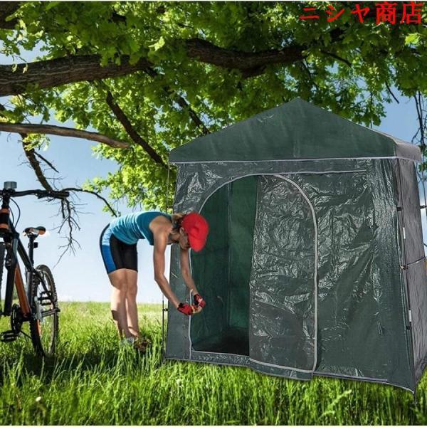サイクルハウス バイクガレージ バイクテント カーポート 物置 屋外用