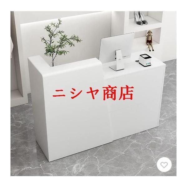 金銭登録機カウンタ 受け付けカウンタ 金銭登録機係カウンタ スモールカウンターテーブル 木製受け付けカウンタ（引き出し/納める/鍵盤御盆付き添い人 カウンタ レセプショ