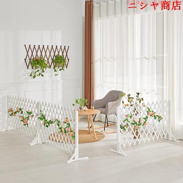 拡張可能な木製フェンス 、伸縮フェンス、ラティス?垣根、 門扉 ゲート