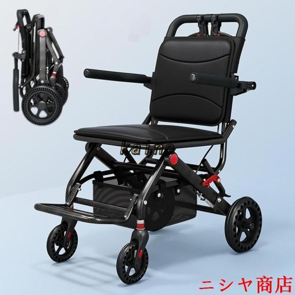 車椅子 介助用 折り畳み 車いす 軽量 コンパクト 自立型 軽量車椅子 折りたたみ 小型 ノーパンクタイヤ 収納可能 超軽量 コンパクト 簡易車椅子 旅行用 外出用_13