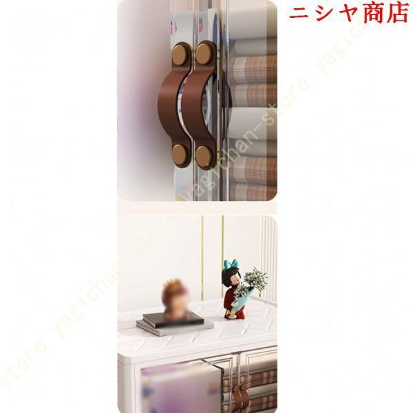 収納ボックス 折りたたみ 収納ケース 蓋付き キャスター付き 積み重ね 折り畳みコンテナ キャスター付き キッチンワゴン 押入れ収納 衣装ケース_11