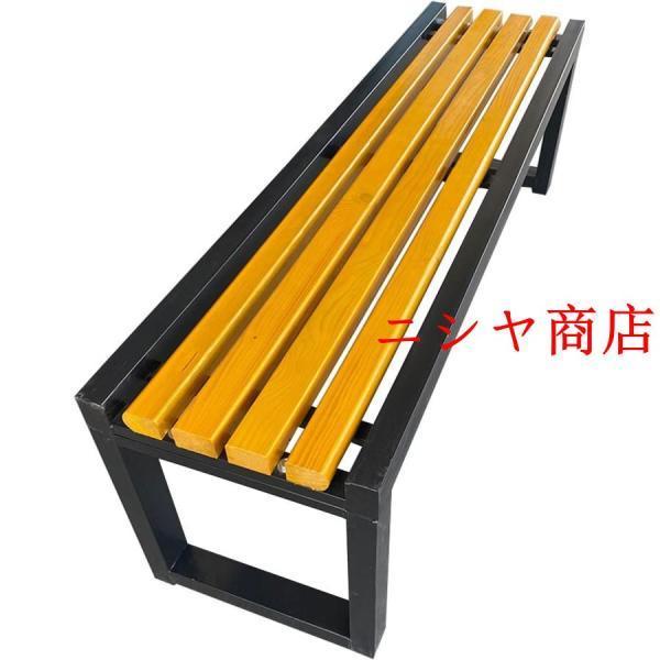 ガーデンベンチ 屋外 縁台 木製ベンチ 幅120/150/180×奥行40×高さ45cm ベンチは防水性と耐日光性 耐荷重約400kg ガーデンファニチャー 公園、遊園地 庭 ベンチ_5