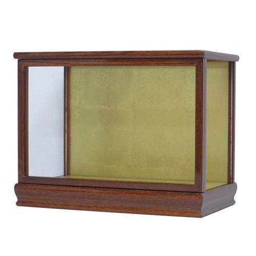 ガラスケース 雛人形 高砂人形 人形ケース（ケヤキ塗）CA227K 間口