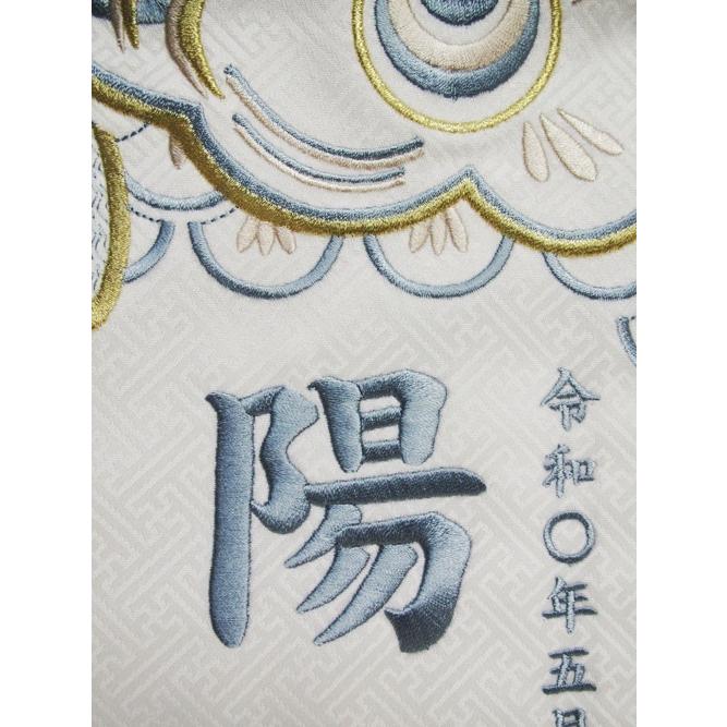 五月名前旗 No.MR1513-7-1（小） 高さ40ｃｍ 五月人形 兜飾り 座敷旗 名旗 旗サイズ13×30cmの画像
