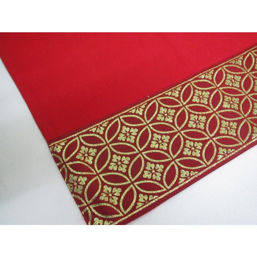 ひな人形28号赤敷布 幅90cm×奥行60cm 雛人形用 毛せん 毛氈 赤