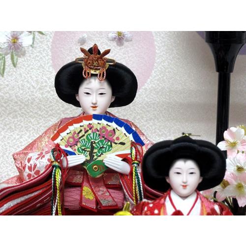 新品 雛人形ケース飾り 間口52cm 五人ケース飾り YN1504HC ひな人形