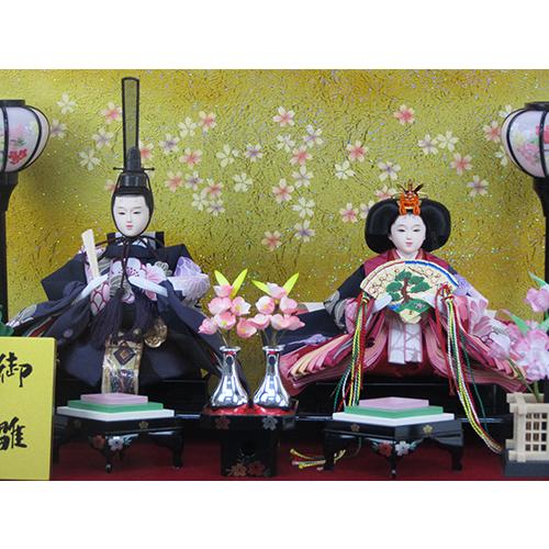 【即納】雛人形　親王飾り 雛人形 親王飾り【月葉】TSUKIHA｜おしゃれ｜モダン｜コンパクト