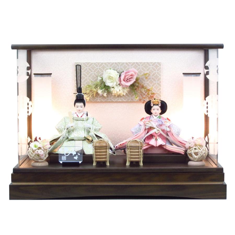 ひな人形(ケース入り) 雛人形 ケース入り 選べる 丸型 丸 円形 コンパクト ひな人形