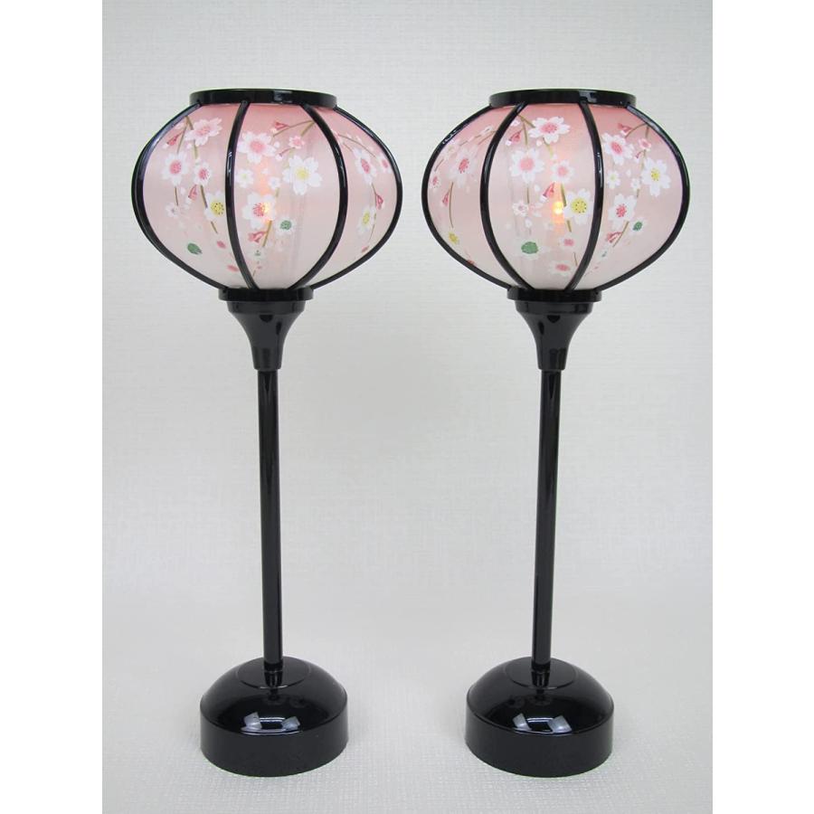 コードレス雛人形 ぼんぼりしだれ桜 雪洞(LED) 32cm : 弓戸人形 - 通販