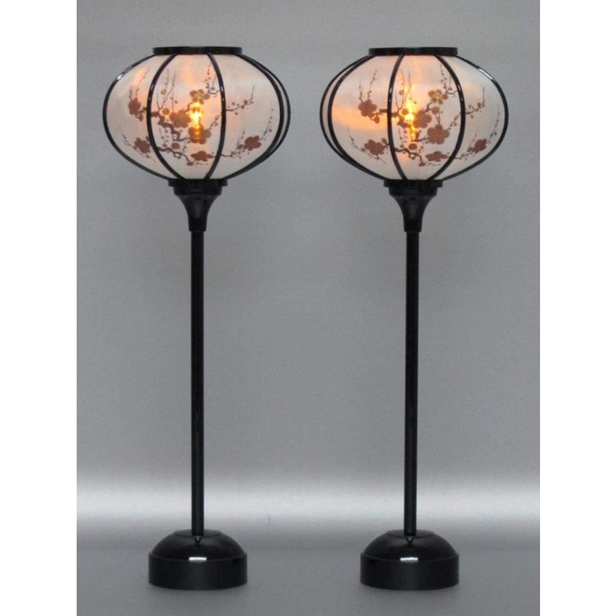 部品コードレス ぼんぼり 平成1号黒 雪洞(LED) 29cm 雛人形 道具