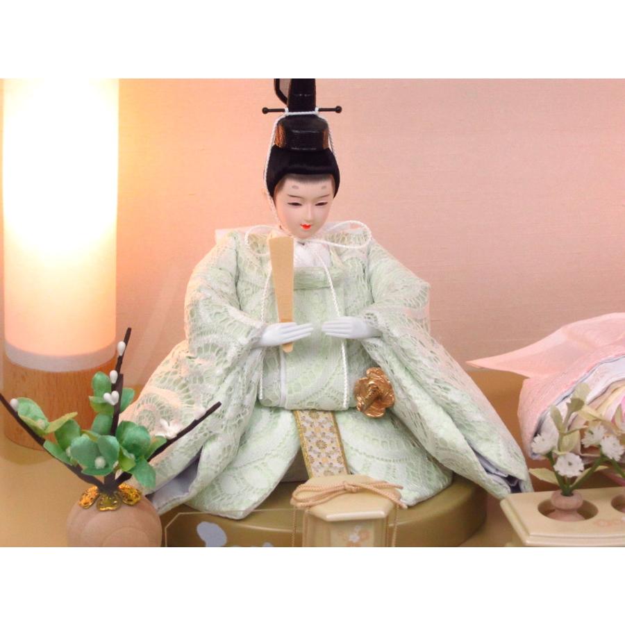 雛人形アクリルケース飾り 間口50cm奥行30cm高さ35cm 親王ケース飾り