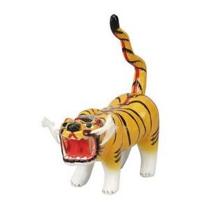 首振り虎（張子の虎） 5号◇五月人形◇お祝い品◇トラ◇とら : 弓戸