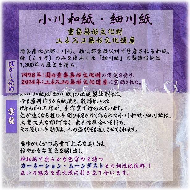 母の日 花 プレゼント 2023 逸品 カーネーション ギフト おしゃれ 80代 70代 60代 青 ムーンダスト 花束 ユネスコ無形文化遺産 小川 和紙 細川紙 使用 限定｜yummy｜07