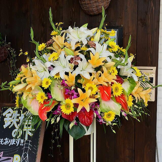 スタンド花 1段 お祝い 配達 埼玉県 北本市 鴻巣市 桶川市 上尾市 S 001 フラワーギフトのヤーミーyahoo 店 通販 Yahoo ショッピング