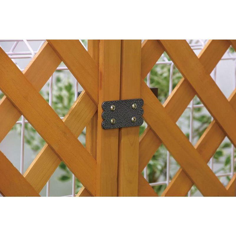 タカショー(Takasho) ラティス用固定金具フェンス取付用センター(2個入)|yumo-store|04