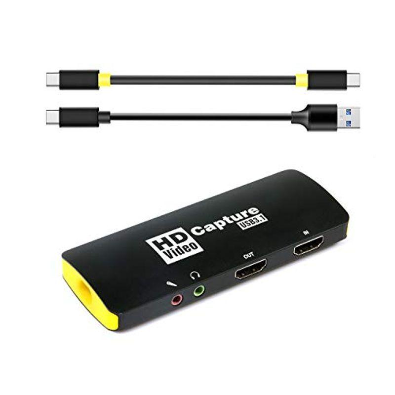 Mirabox 4k キャプチャーボード パススルーusb 3 0 外付け ビデオキャプチャー Hd ゲームキャプチャー ゲーム録画