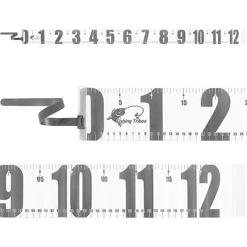 出群 フィッシングメジャー 簡易スケール 魚測定 魚 釣り 定規 巻尺 メジャー 軽量 コンパクト 完全防水素材 最大10mmまで計れる Discoversvg Com