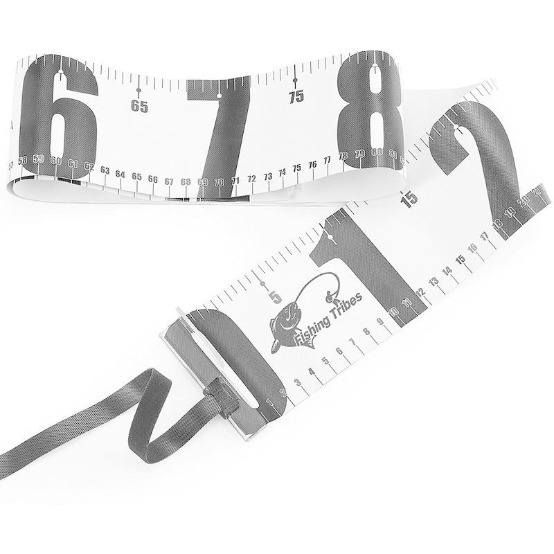 出群 フィッシングメジャー 簡易スケール 魚測定 魚 釣り 定規 巻尺 メジャー 軽量 コンパクト 完全防水素材 最大10mmまで計れる Discoversvg Com