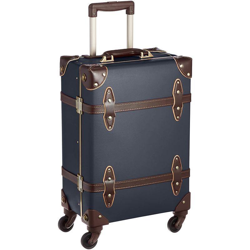 シフレ 旅行用品 トランクケース Cm トランクキャリー ユーラシアトランク 機内持ち込み可 機内持ち込み可 26l 55 Cm 3 3kg Store ネイビー ブラウン Yu Mo 特注モデル