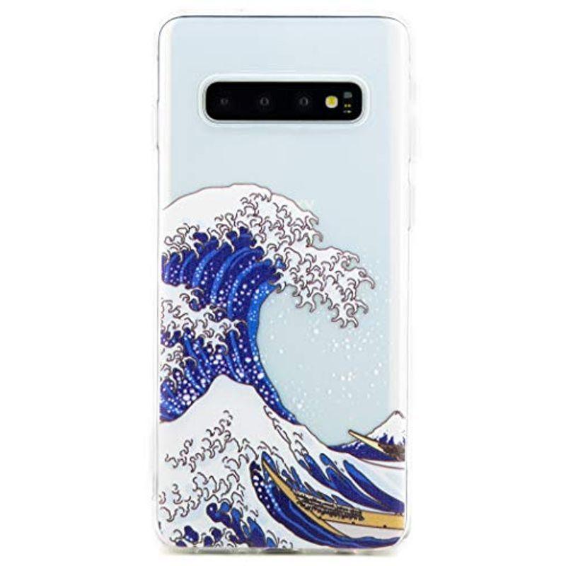 は自分にプチご褒美を Zukou ギャラクシー Galaxy S10 ケース 透明 ソフト 和風 クリア 和柄 スマホケース 浮世絵 北斎 ストラップ ホール マルチ対応ケース Www We Job Com