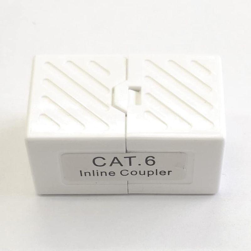 Sale 90 Off オーディオファン Lanケーブル用 中継コネクタ Cat6 Rj45 中継プラグ 8p8c Lan端子 メス メス ホワイト 2個 Discoversvg Com